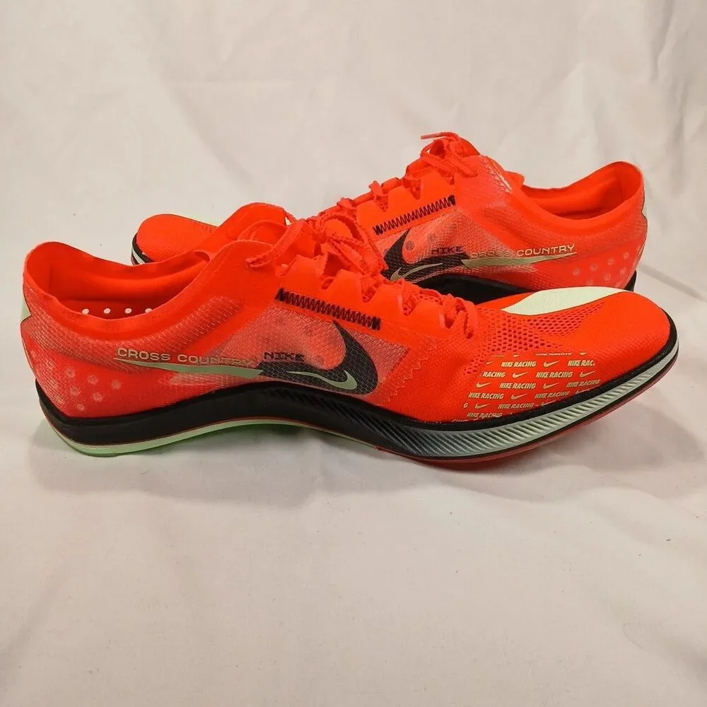 Nike Zoom Dragonfly Track Spikes Mens 15 Orange Distance Racing Shoes